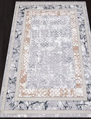 Ковер PERU C074A D.GREY SHIRINK / BLUE FDY