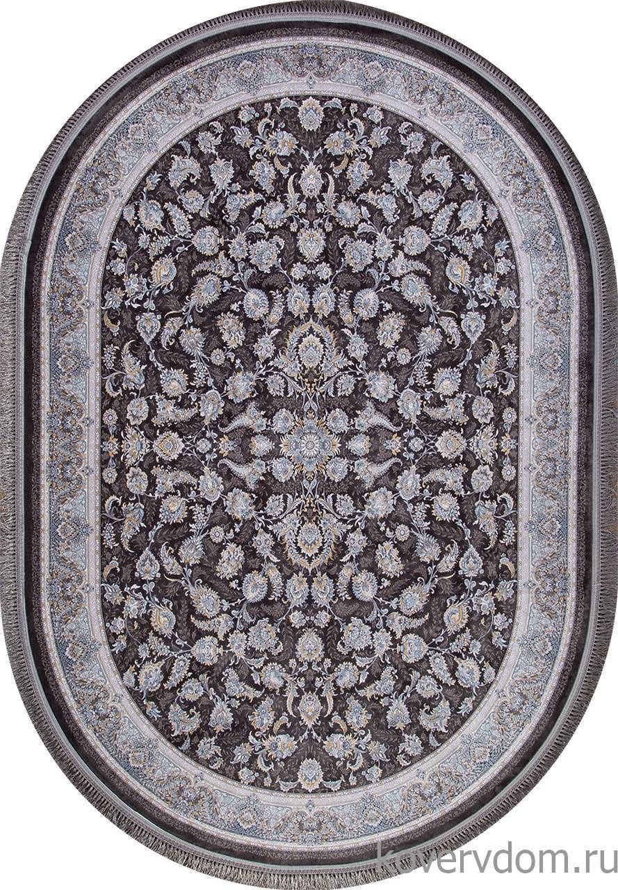 Ковер FARSI 1200 G256 DARK GRAY Овал
