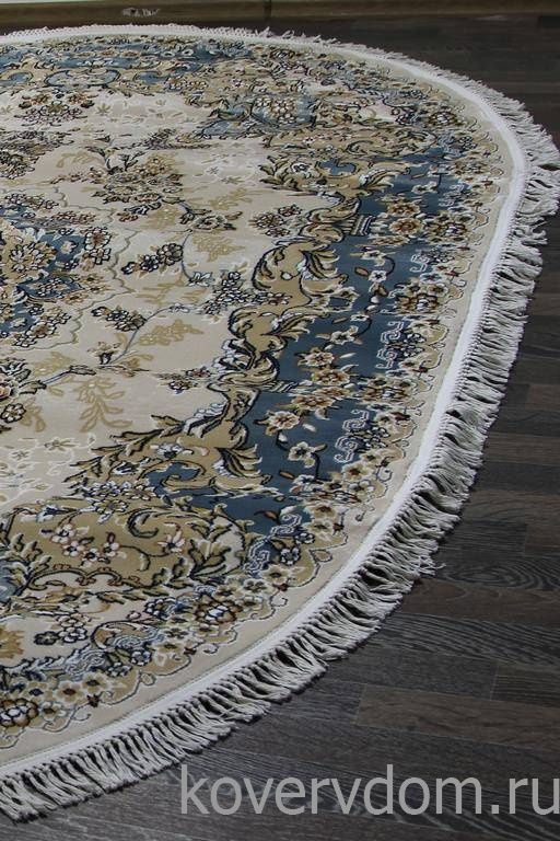 Ковер SHAHREZA d211 CREAM-BLUE Овал