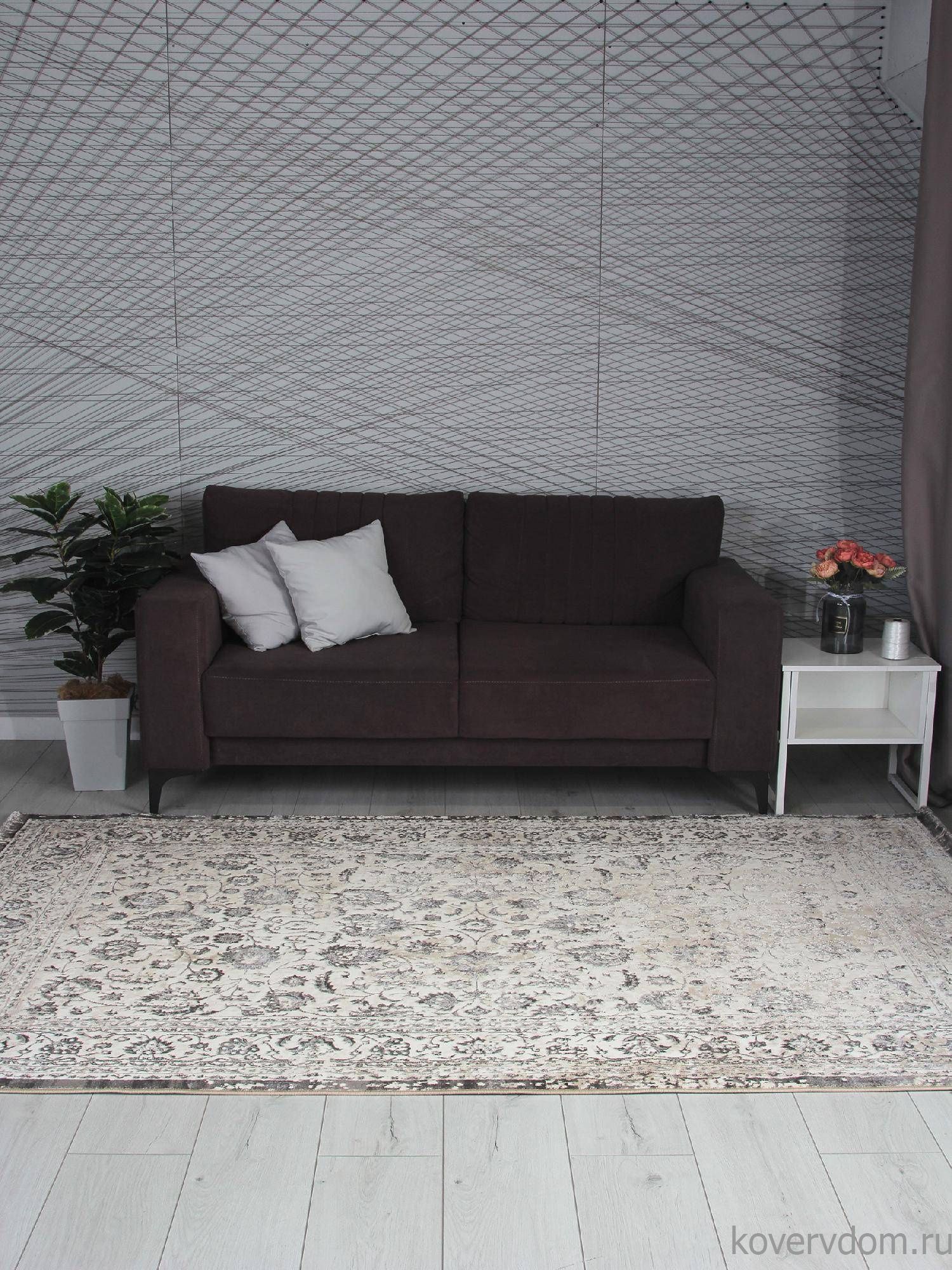 Ковер LILY 8504A S.WHITE / P.VIZON