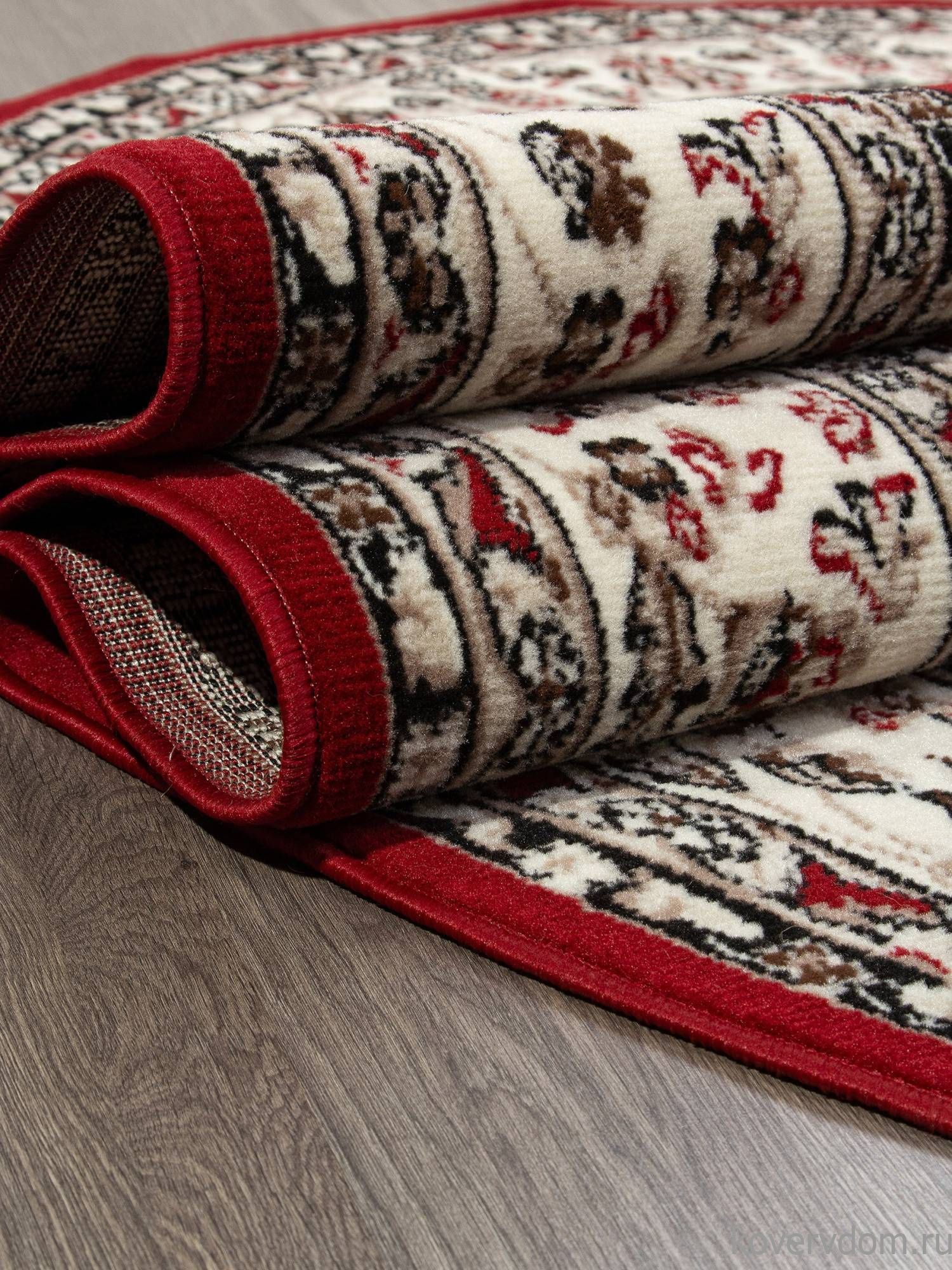 Ковер GAVANA D411 RED Овал