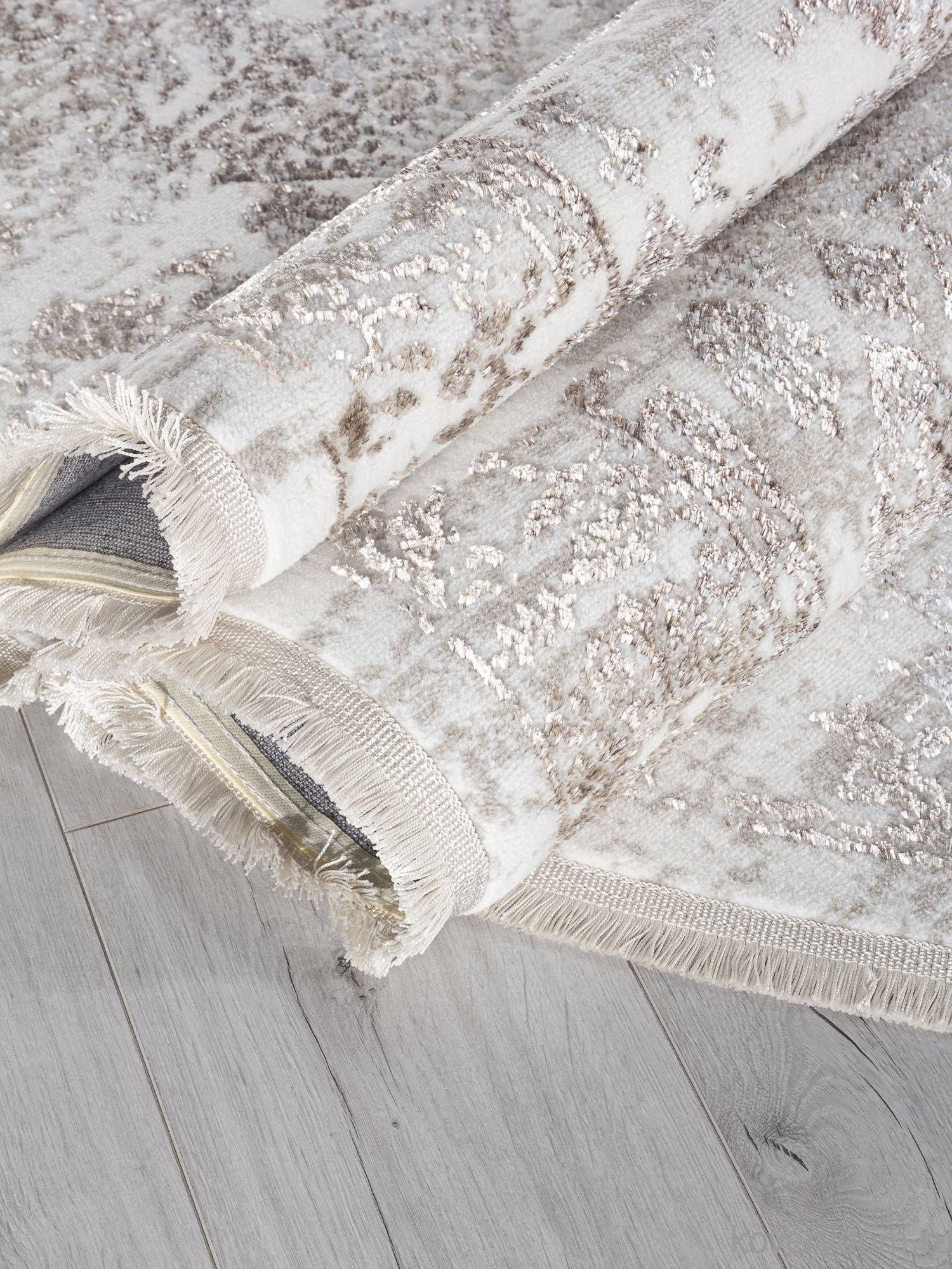 Ковер EFSAN L252A CREAM SHRINK / VIZON FDY Овал