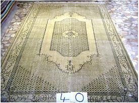 Овальный ковер ручной работы Vintage Look at Me C-40