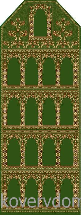 Полушерстяной ковер с укладкой в мечеть