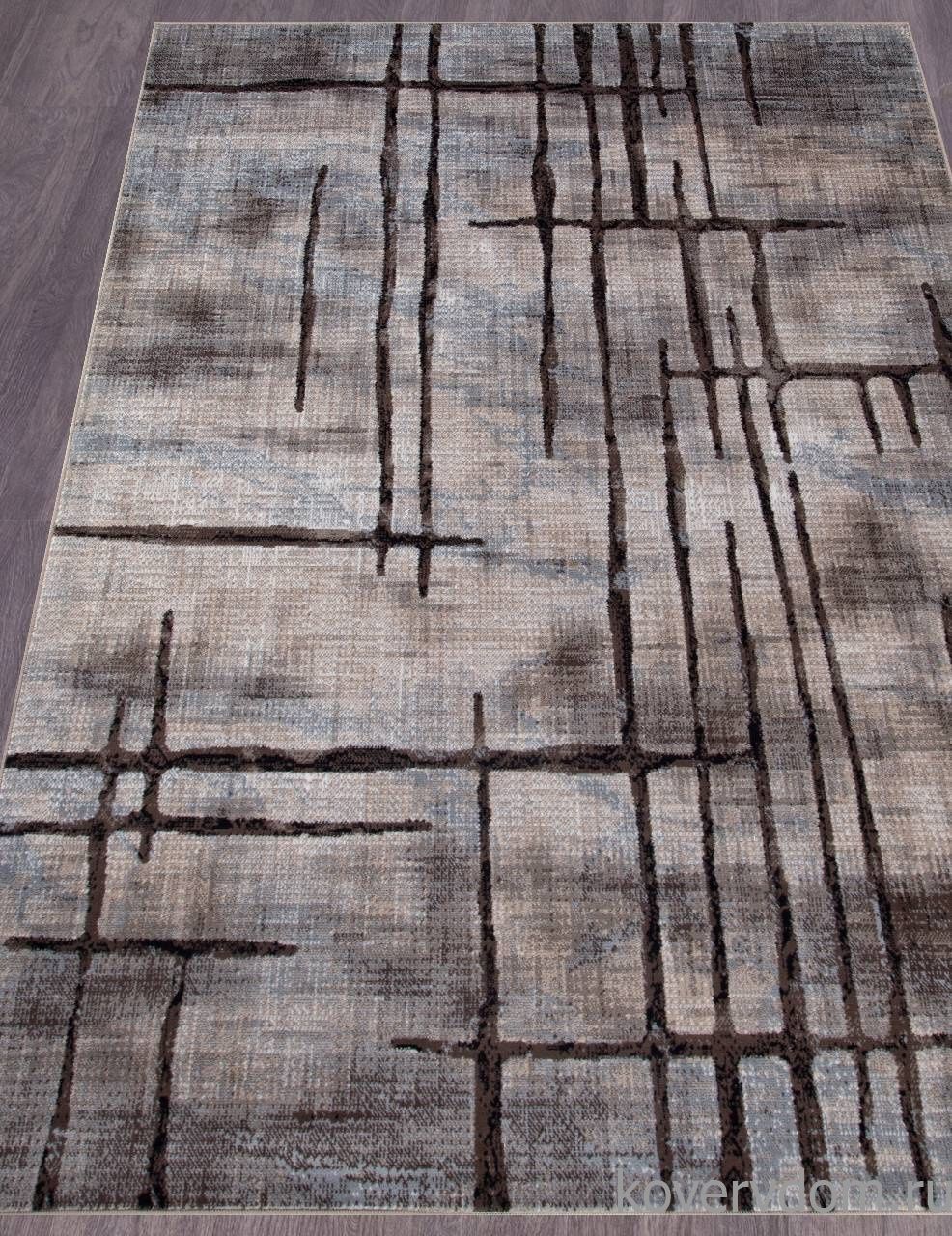 Ковер SIERRA-A D717 BEIGE-BLUE 2