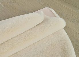 Круглый ковер из искусственного меха RABBIT PREMIUM MS1000 CREAM Круг