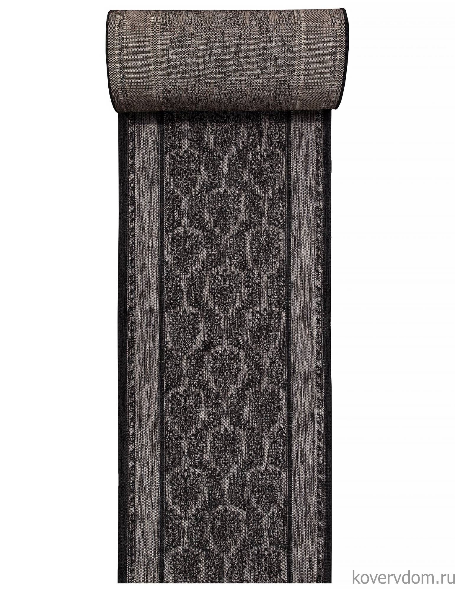 Ковровая дорожка циновка VEGAS S001 D.GRAY-BLACK Ковровая дорожка циновка VEGAS S001 D.GRAY-BLACK