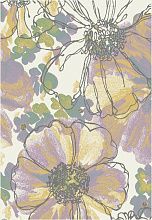 Ковер с цветами IZUMRUD C045 CREAM