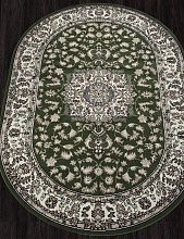 Ковер GAVANA-A D412 GREEN Овал