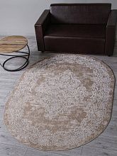 Прямоугольный ковер LIMAN F481 BEIGE Овал
