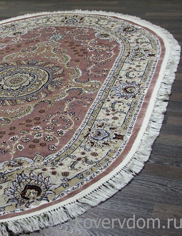 Ковер MASHAD PRESTIGE 02847A L.PINK / L.PINK Овал