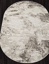 Современный ковер серый SIMIRA F219 BEIGE Овал