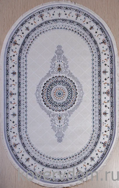 Ковер Amira 4836A L.Grey-L.Grey Овал