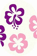 Ковер длинноворсовый розовый COMFORT SHAGGY 2 s605 BONE-PURPLE Овал