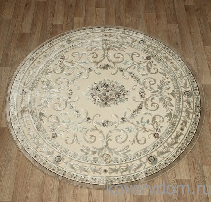 Рельефный ковер из вискозы GENOVA 38066 6565 61 КРУГ