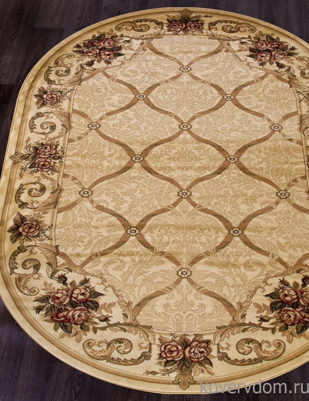 Ковер OLYMPOS D468 CREAM Овал