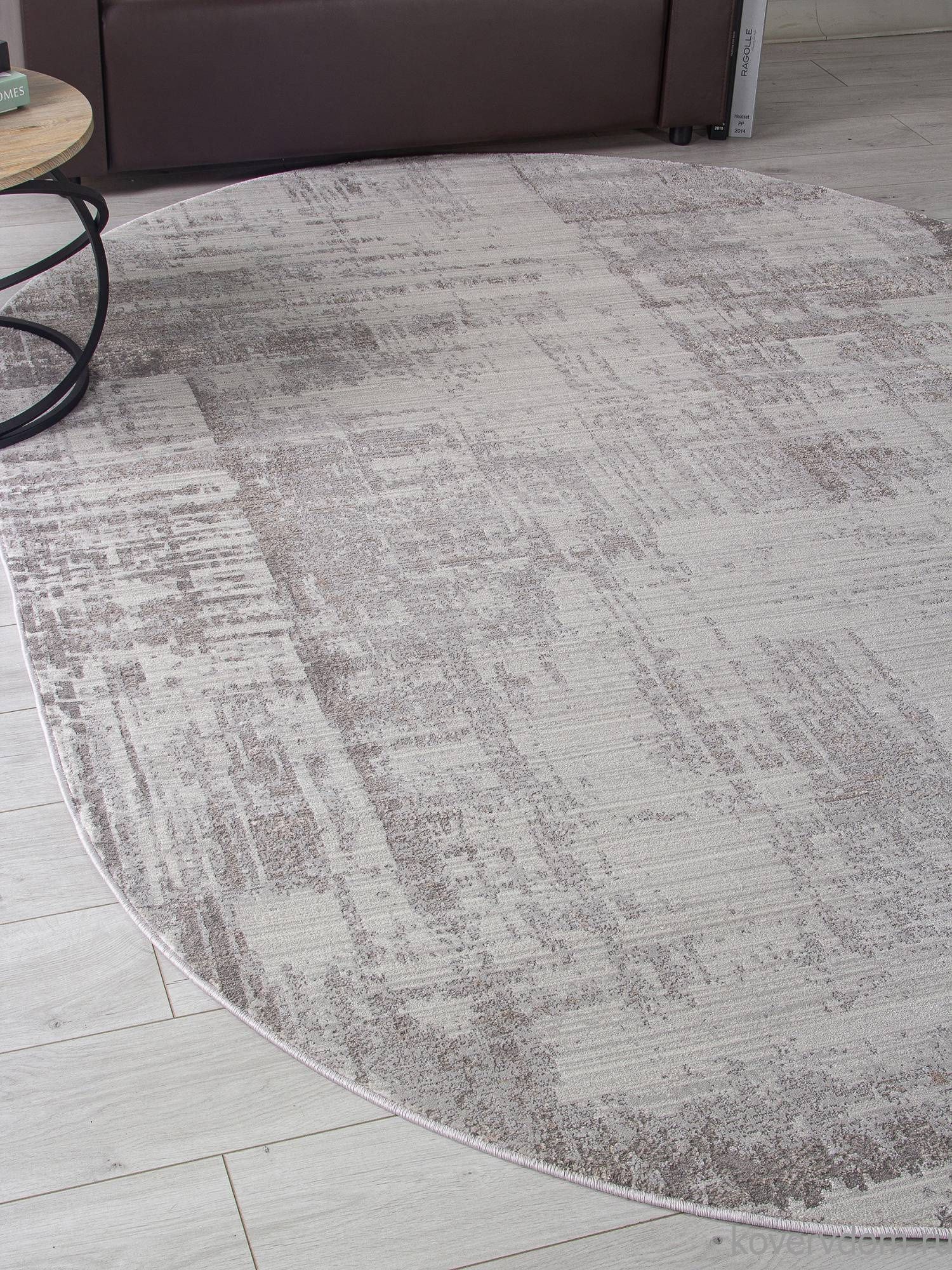 Ковер GRAFF F237 GRAY-BEIGE Овал