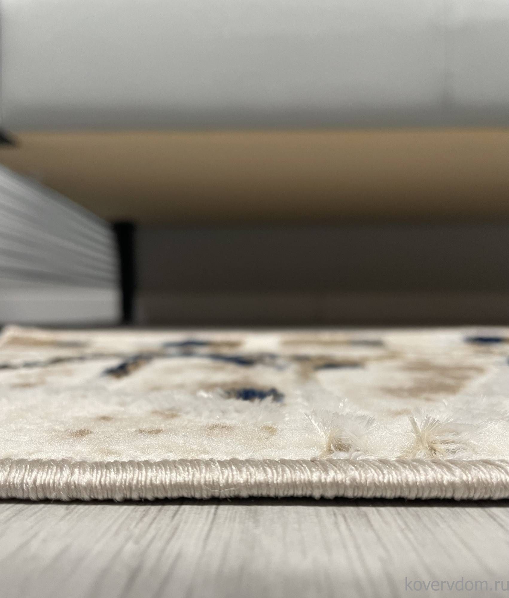 Ковер ANTEP O1701 630 CREAM / BLUE Овал