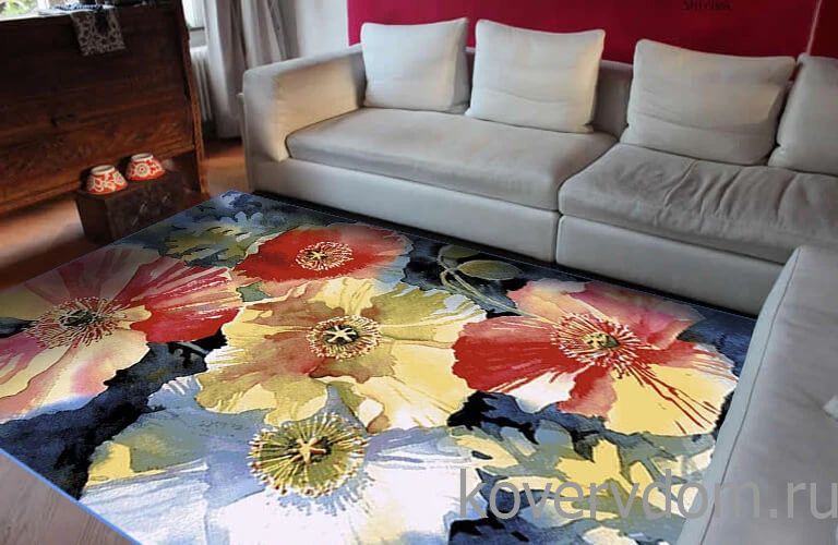 Шерстяной ковер Hunnu R 6A1556 175