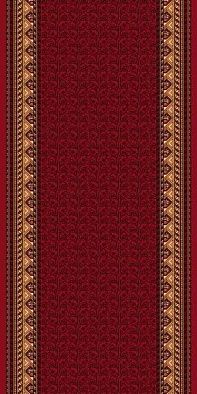 Ковровая дорожка Optimal Rogatek dark red
